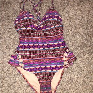 One piece bathing suit